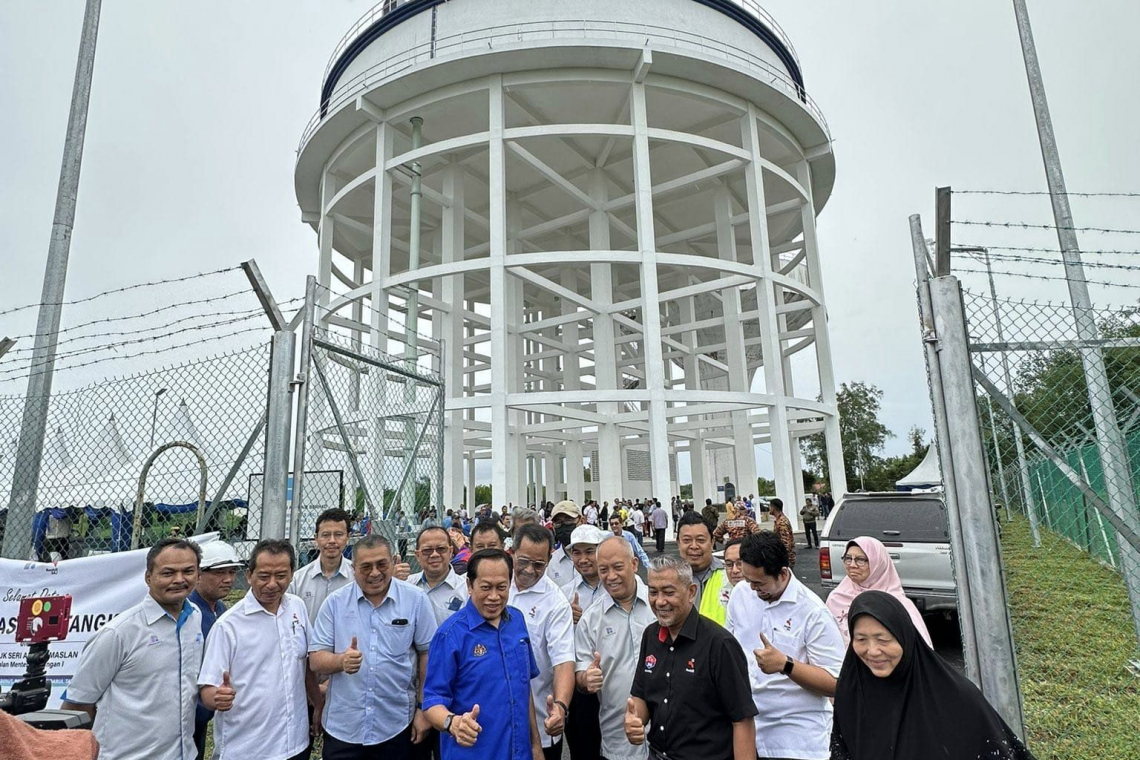 Majlis Perasmian Tangki Air Baharu Benut 4 Di Johor